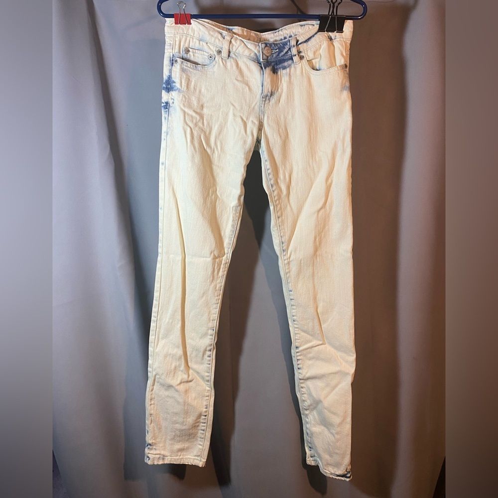 Aeropostale Bayla Skinny, Acid Wash, Women’s Size 2